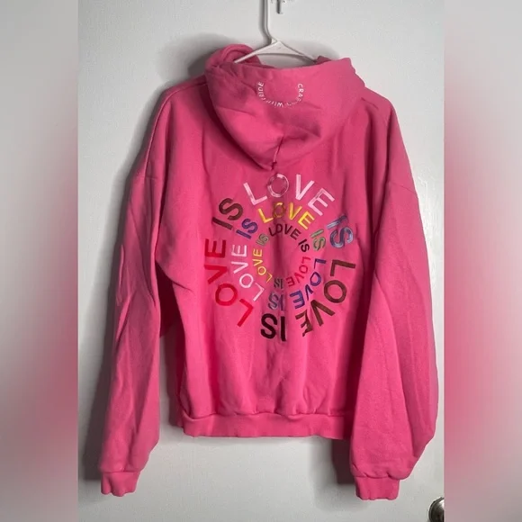 BooHoo unisex pride hoodie. Size XXL. - Picture 4 of 8